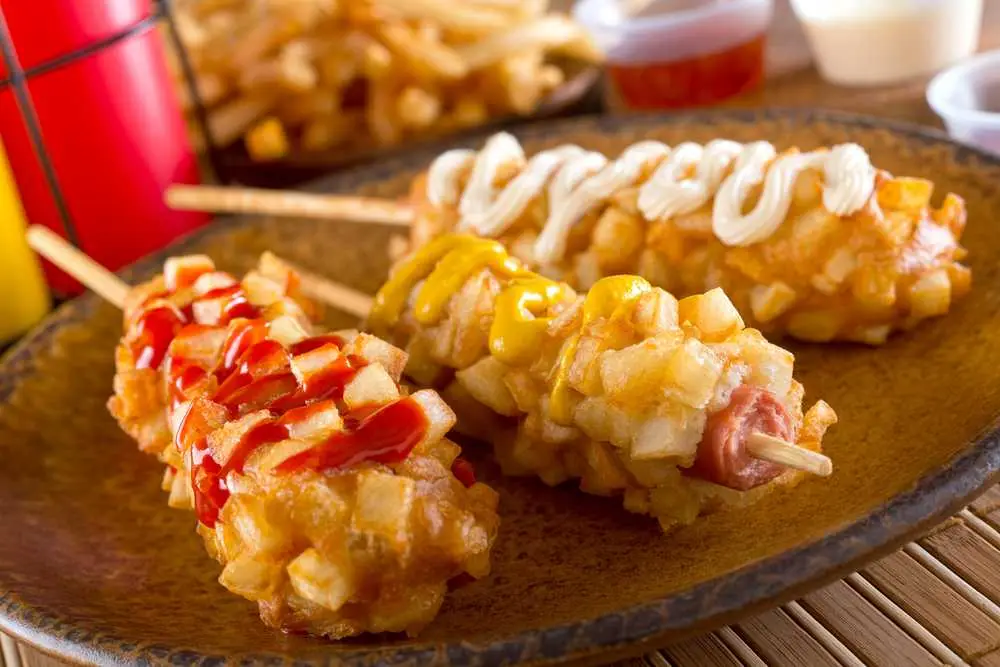 10. Corn Dog Coreano