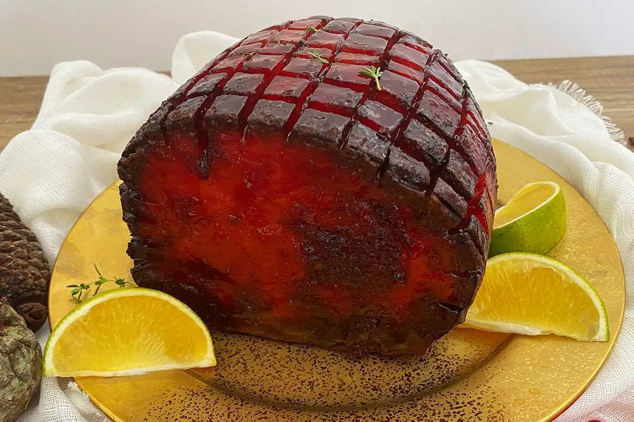 2. Glazed ham