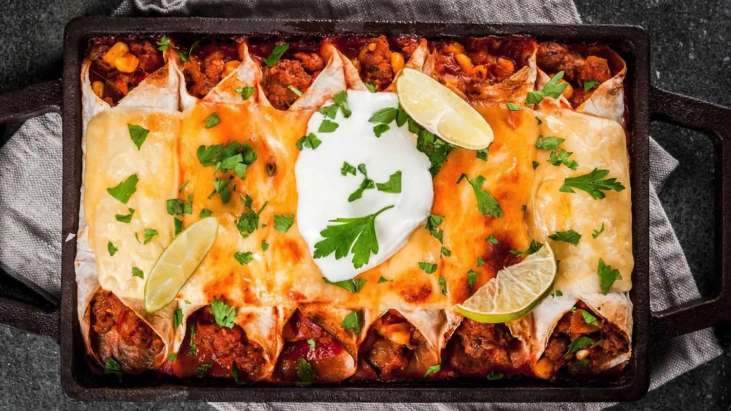 5. Enchiladas preguiçosas