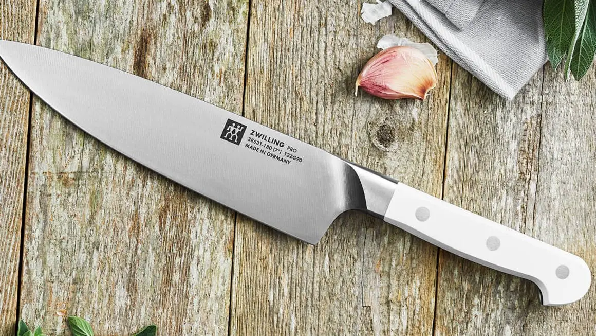 6. Zwilling Pro Le Blanc 7-Inch Slim Chef’s Knife