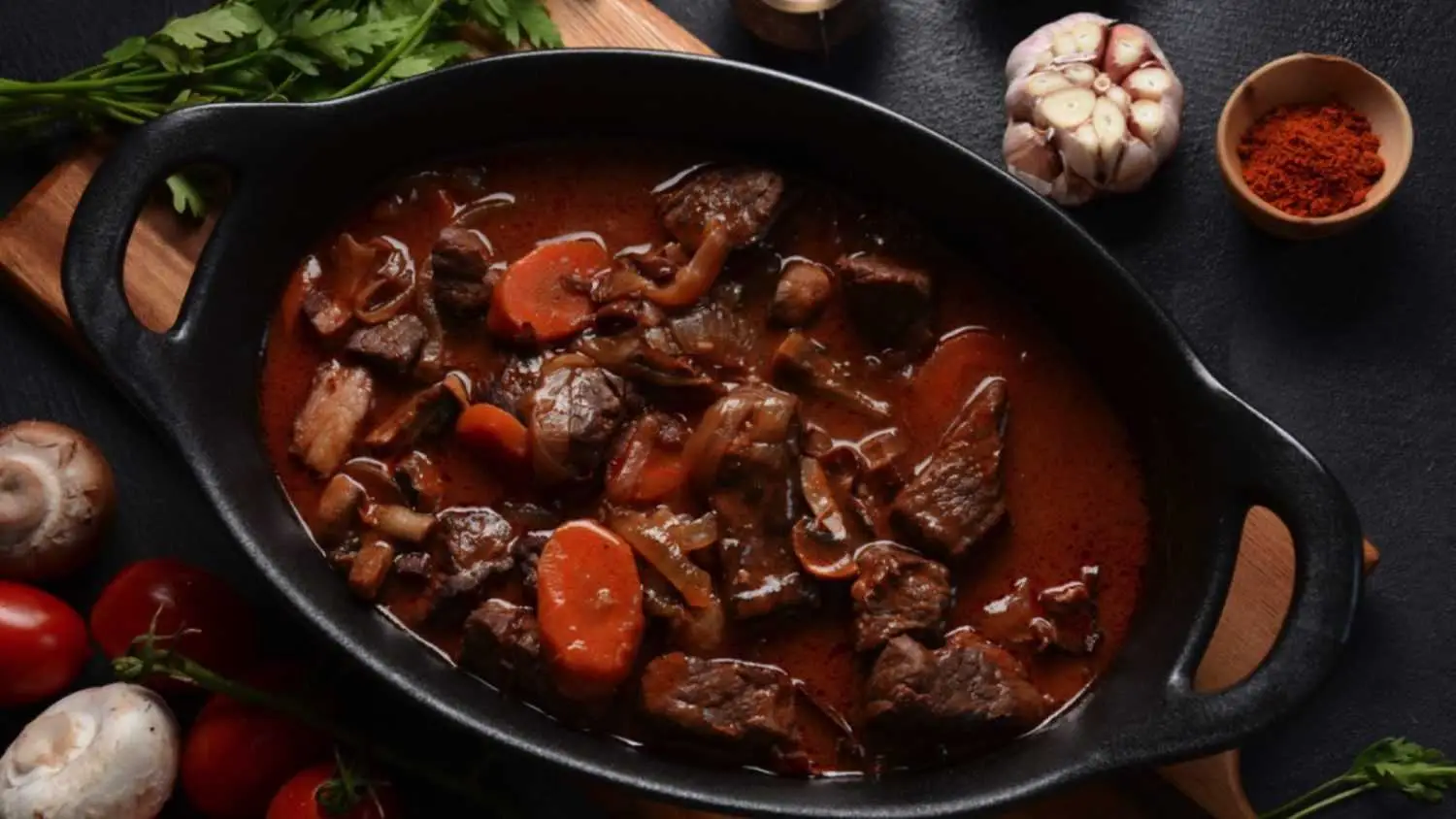 7. Thịt bò Bourguignon