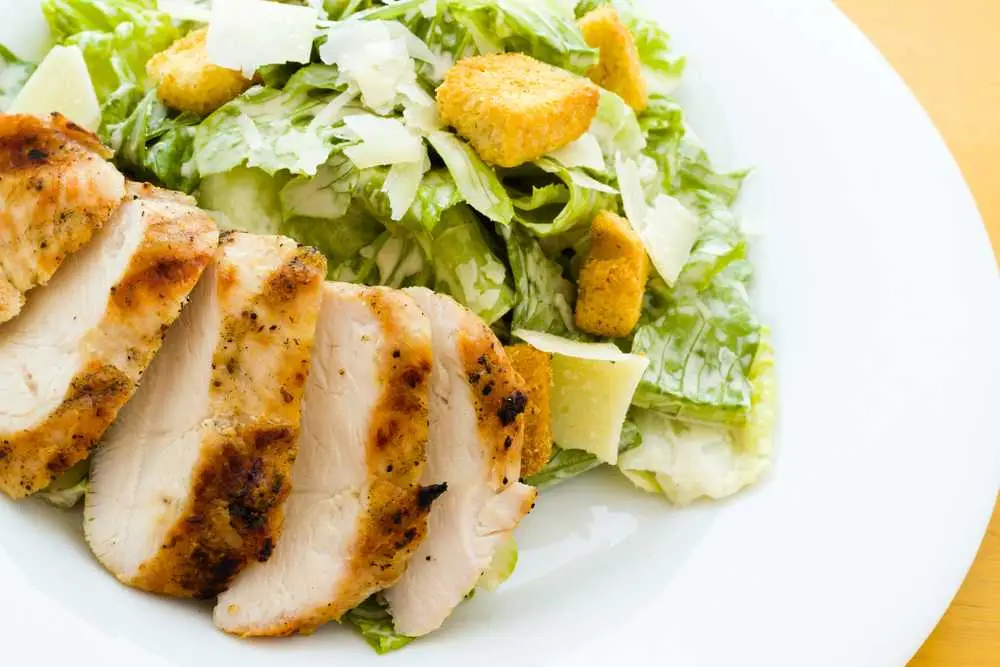 7. Chicken Caesar Salad