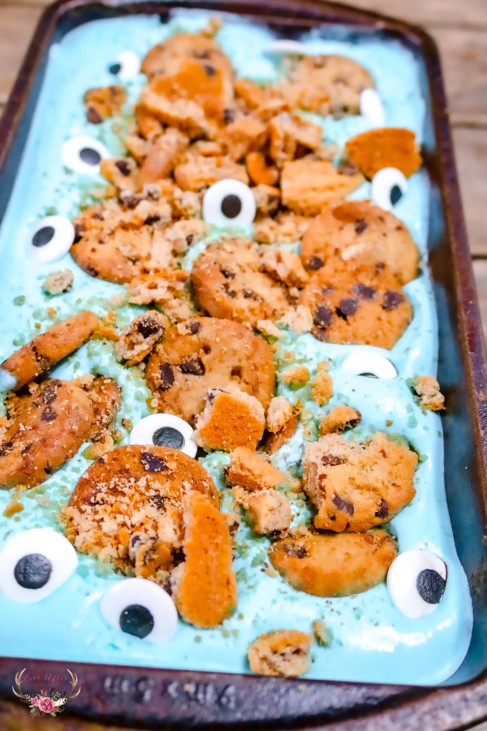 Easy Homemade Cookie Monster Ice Cream