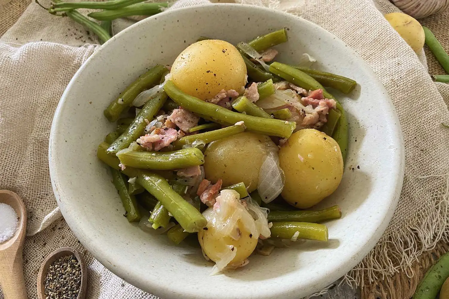 Feijão Verde e Batata