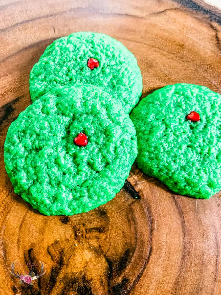 Biscuits Grinch  Biscuits couronne de Noël  Biscuits au chocolat et aux cerises  Italien Biscuits à la ricotta