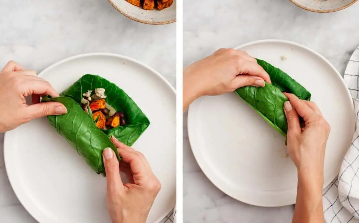 Πώς να φτιάξετε Collard Green Wraps