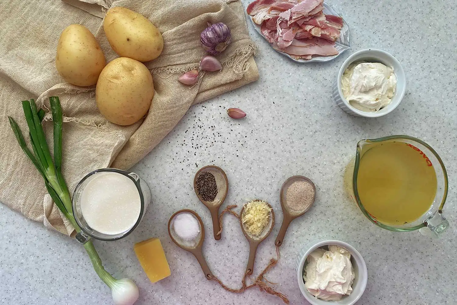 Hoe meitsje jo Instant Pot Baked Potato Soup