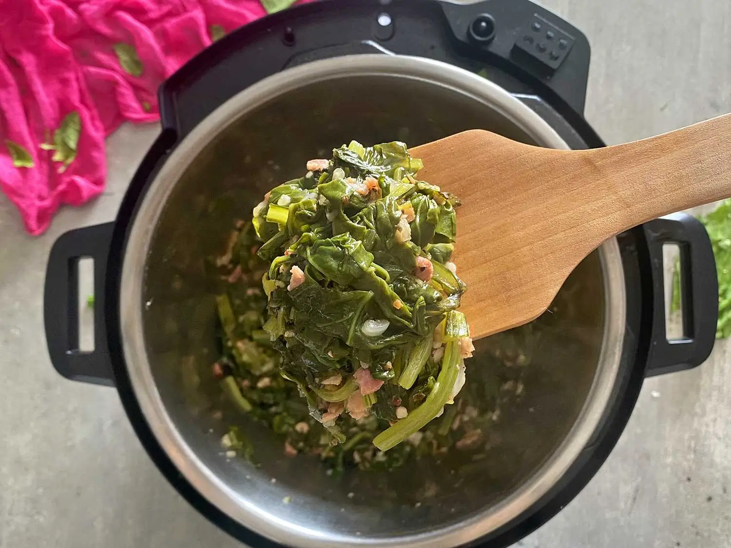 Kā pagatavot instant Pot Collard Greens