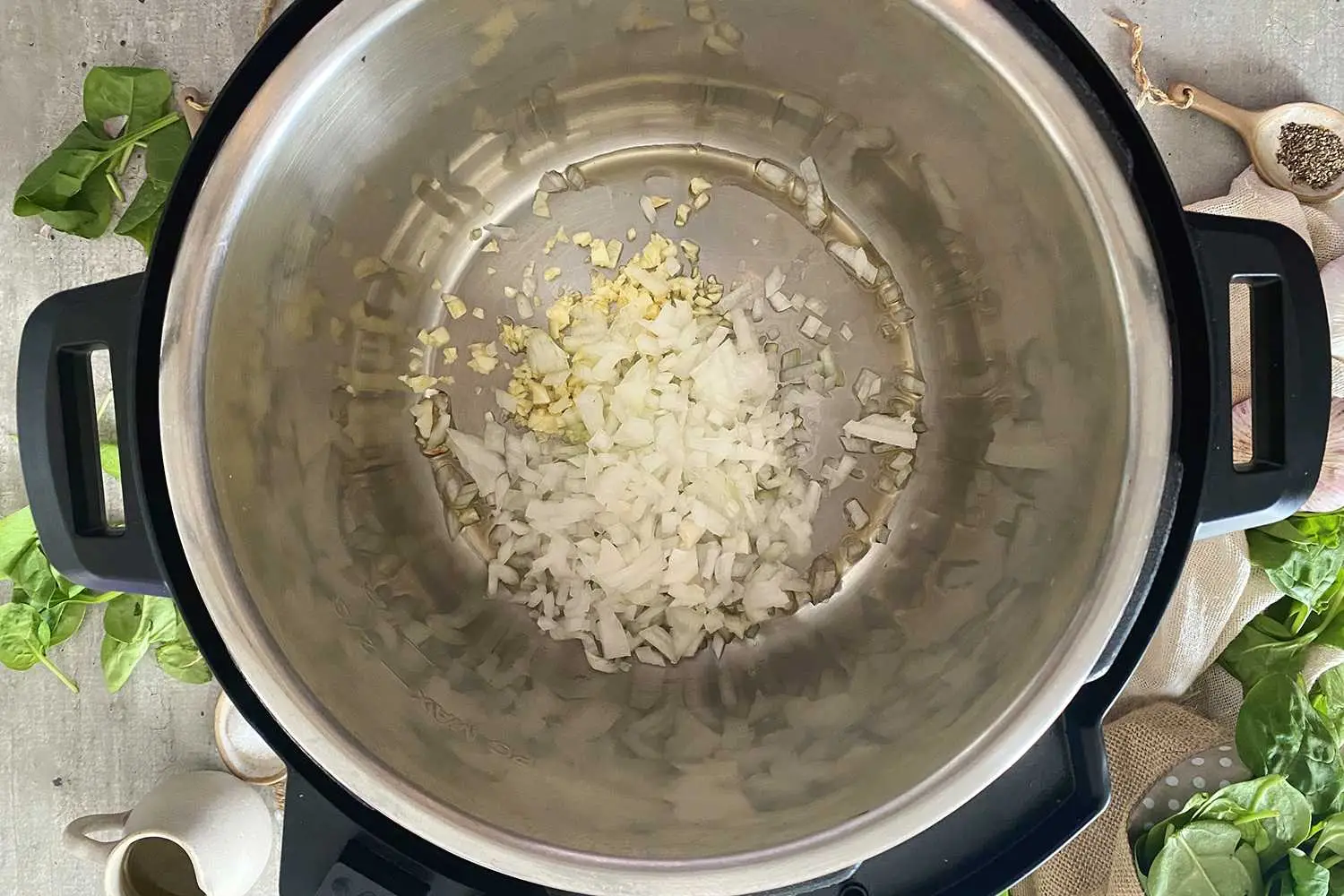 Hvernig á að búa til Instant Pot Spínat