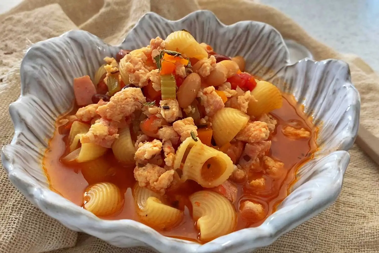 Pasta Fagioli aus dem Instanttopf