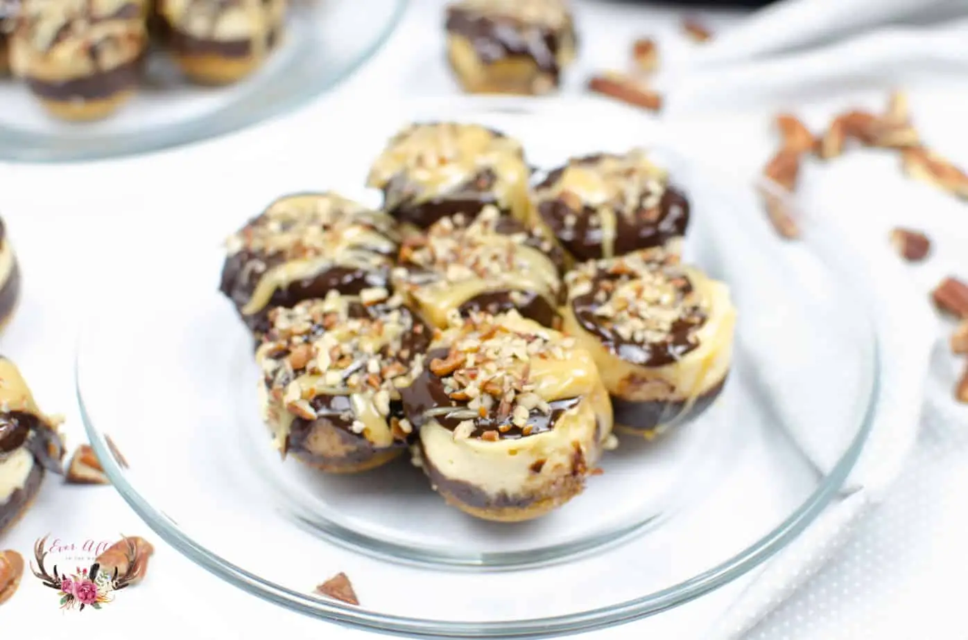 Instant Pot Turtle Cheesecake Bites