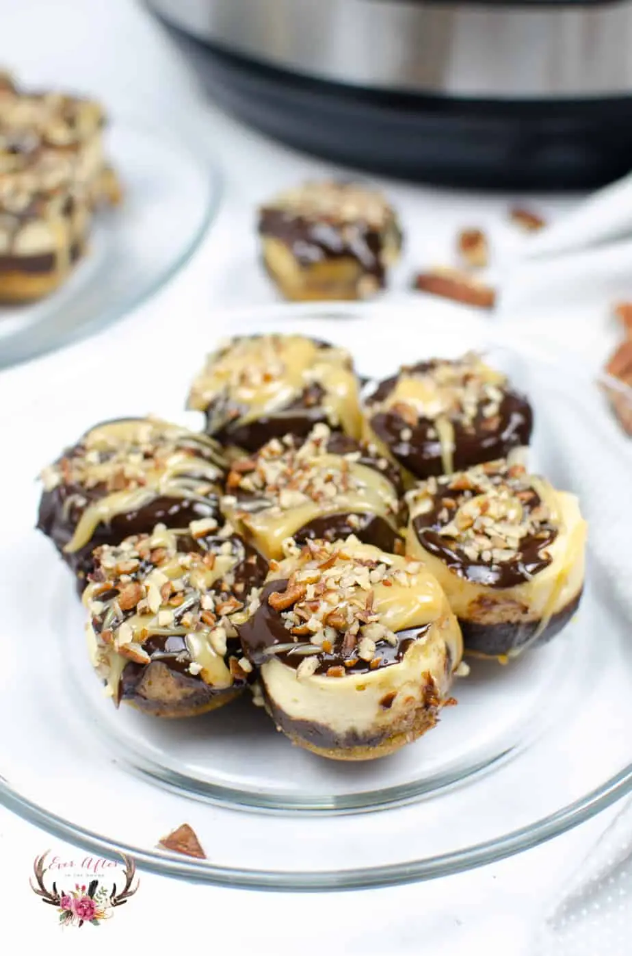 Instant Pot Turtle Cheesecake Bites