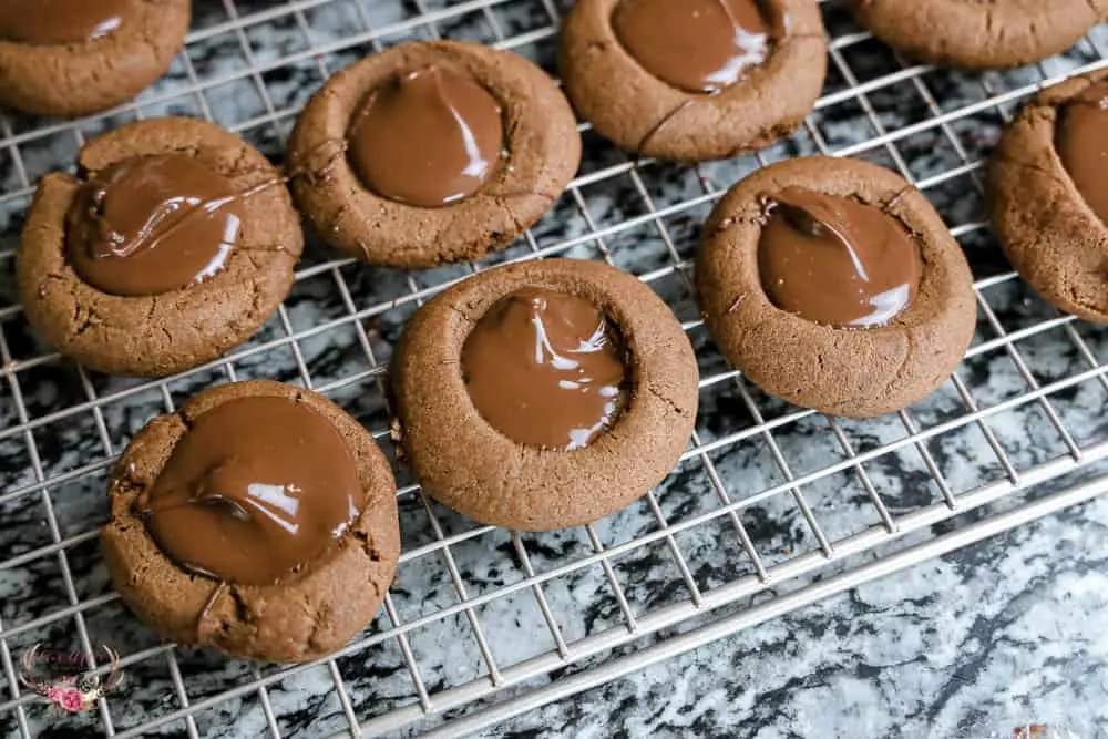 Instruções para fazer biscoitos de chocolate e hortelã-pimenta