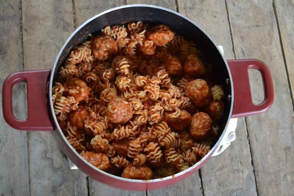 Meatball Pasta Bake