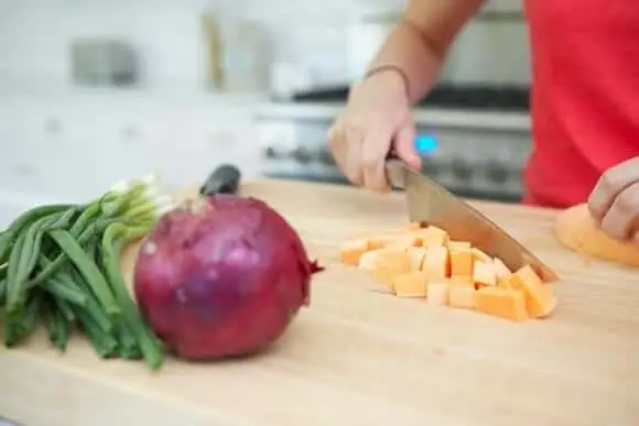 Tacos de batata doce com missô e bordo