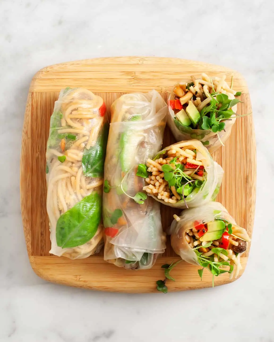 Aperitivos Veganos Roll and Wrap