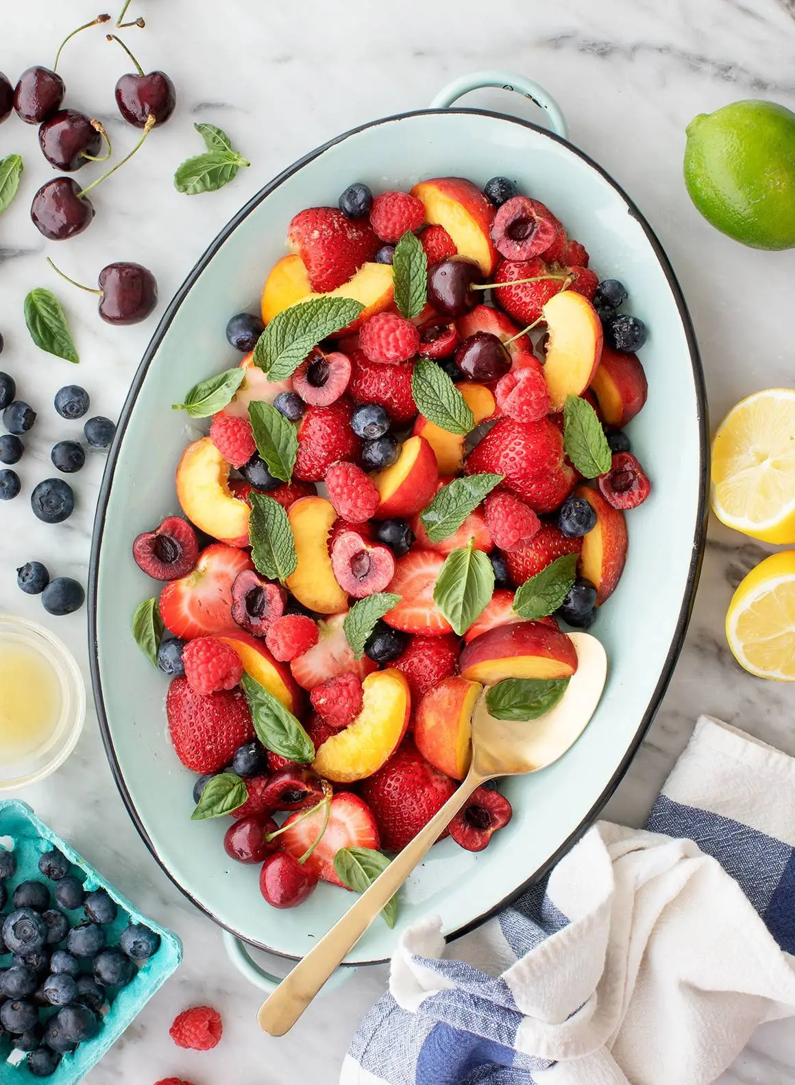 Receitas de salada de pêssego