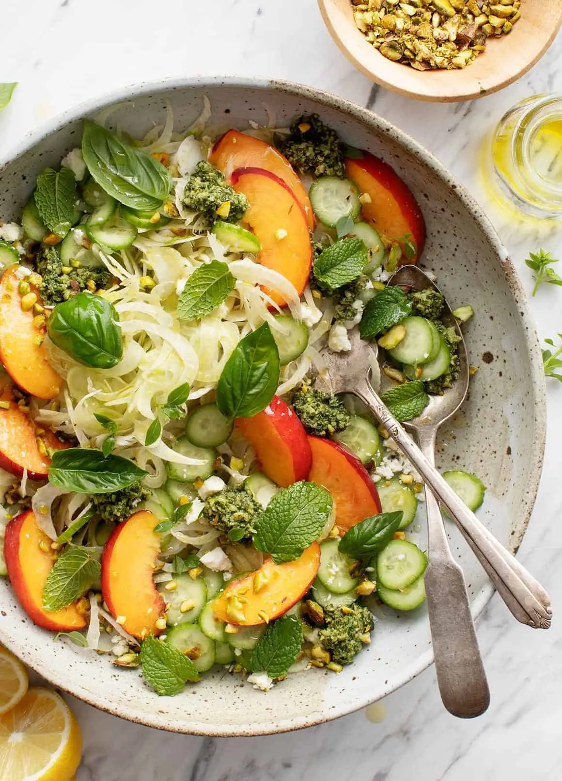 Receitas de ensalada de melocotón