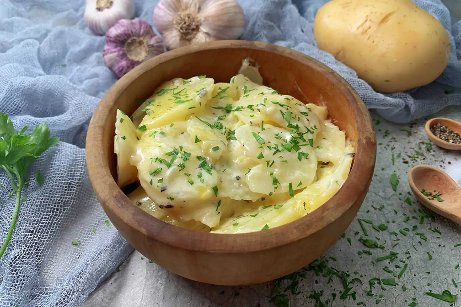 Batatas Escalopadas