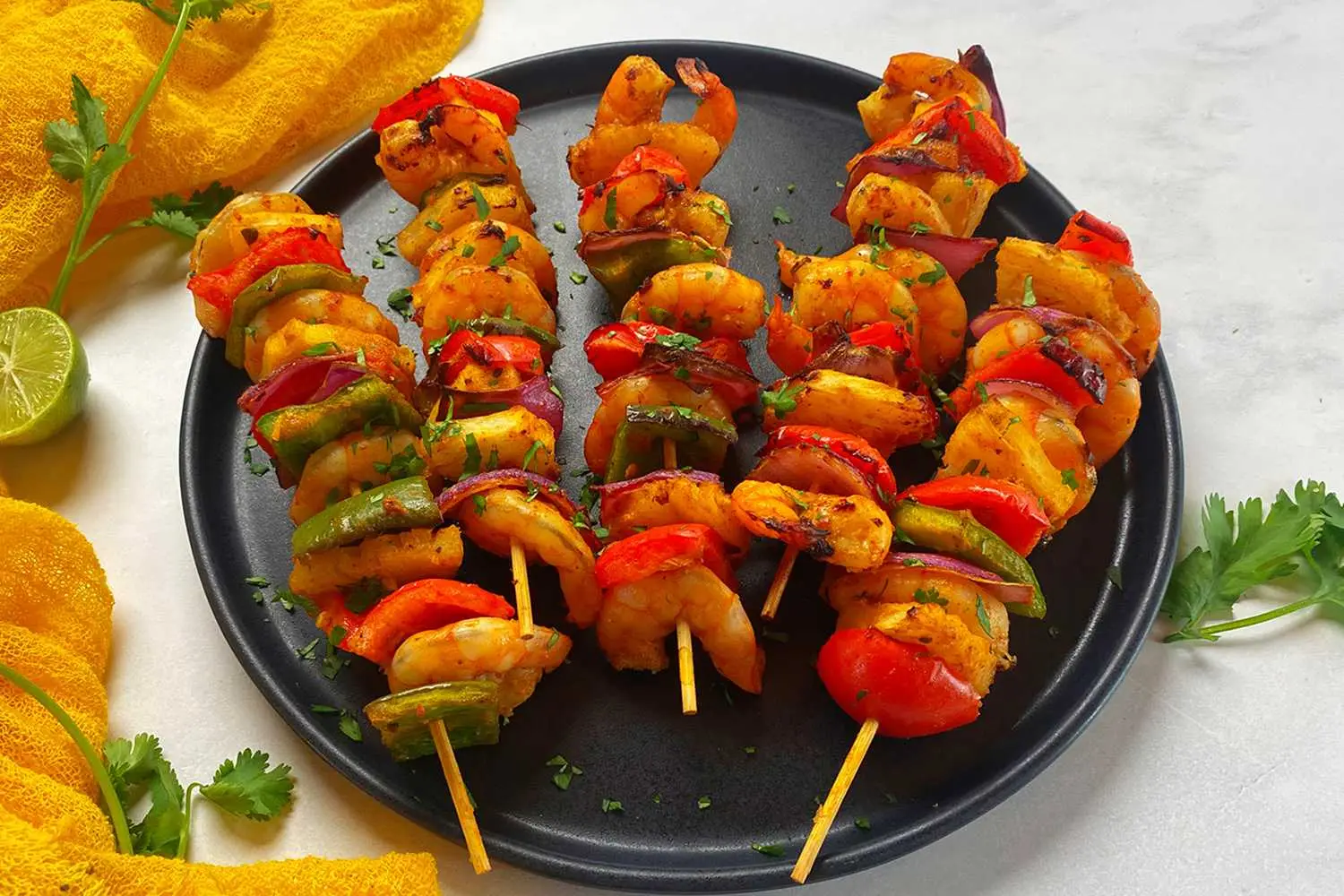 Skewers Shrimp di Oven