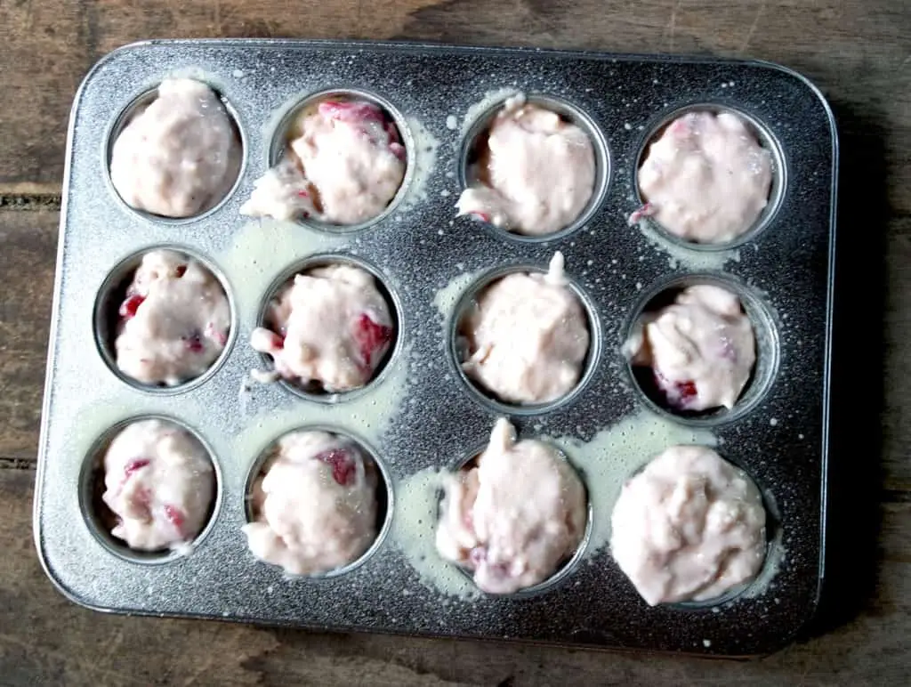 Strawberry Coconut Mini Muffin Recipe