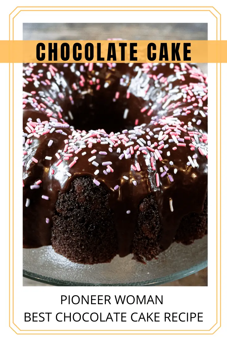 Receita secreta de bolo de chocolate de The Pioneer Woman